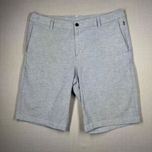 Lululemon Mens Commission Relaxed Fit Shorts Oxford Gray Size 36 LM7AAMS